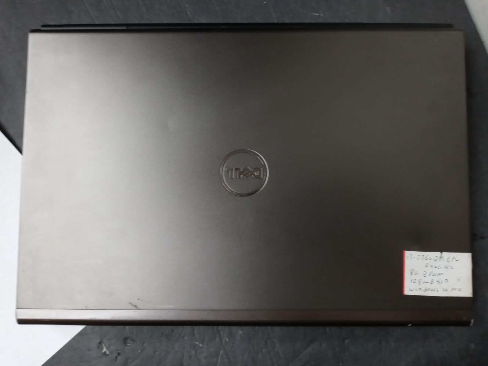 DELL PRECISION M4600 INTEL CORE I7-2760QM 2.40GHZ 8GB RAM 128GB SSD WIN 10P