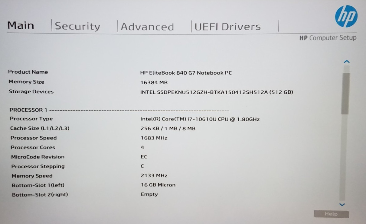 HP EliteBook 840 G7, 14″ Touch, i7-10610U@1.8GHz, 16GB RAM, 512GB NVMe, Lot of 3