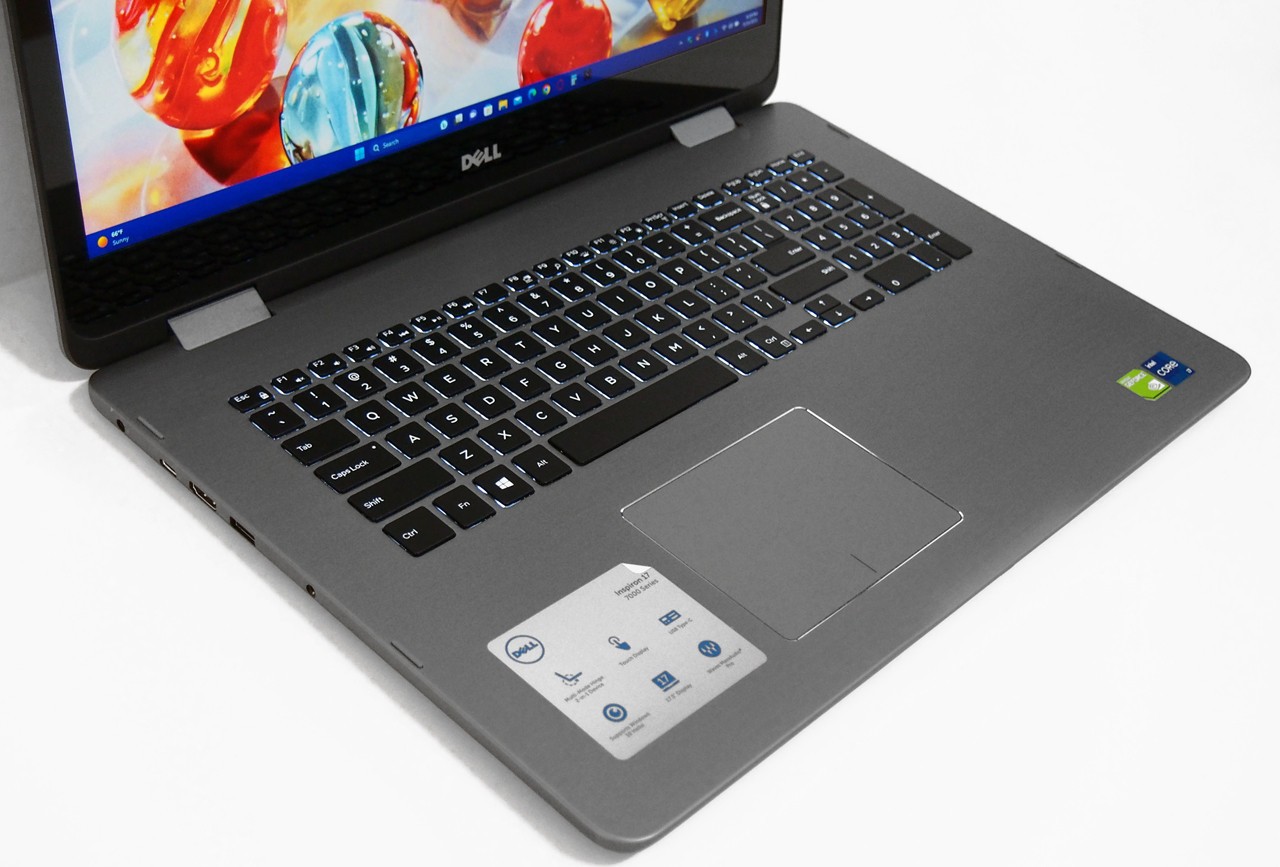 DELL INSPIRON 17 7773 2n1 TOUCH i7 4.0GHz~32GB RAM~2TB SSD+HDD~NVIDIA~WIN11 PRO!