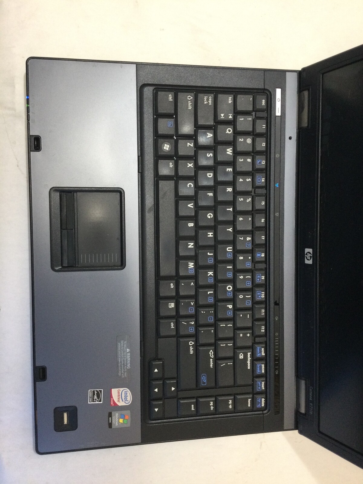 HP COMPAQ 6710b – FOR PARTS – INTEL CORE 2 DUO – BROKEN LCD – READ BELOW – BB!!!
