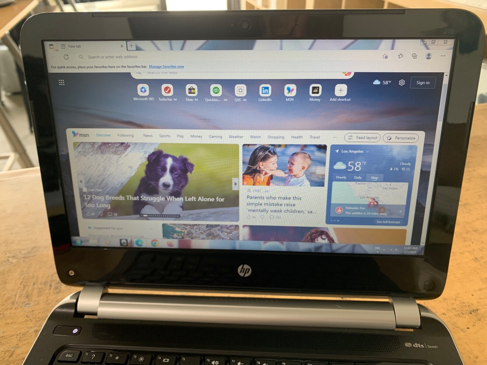 HP 215 G1 AMD A4-1258 APU 4GB 320GB HDD Windows 7 Pro Laptop