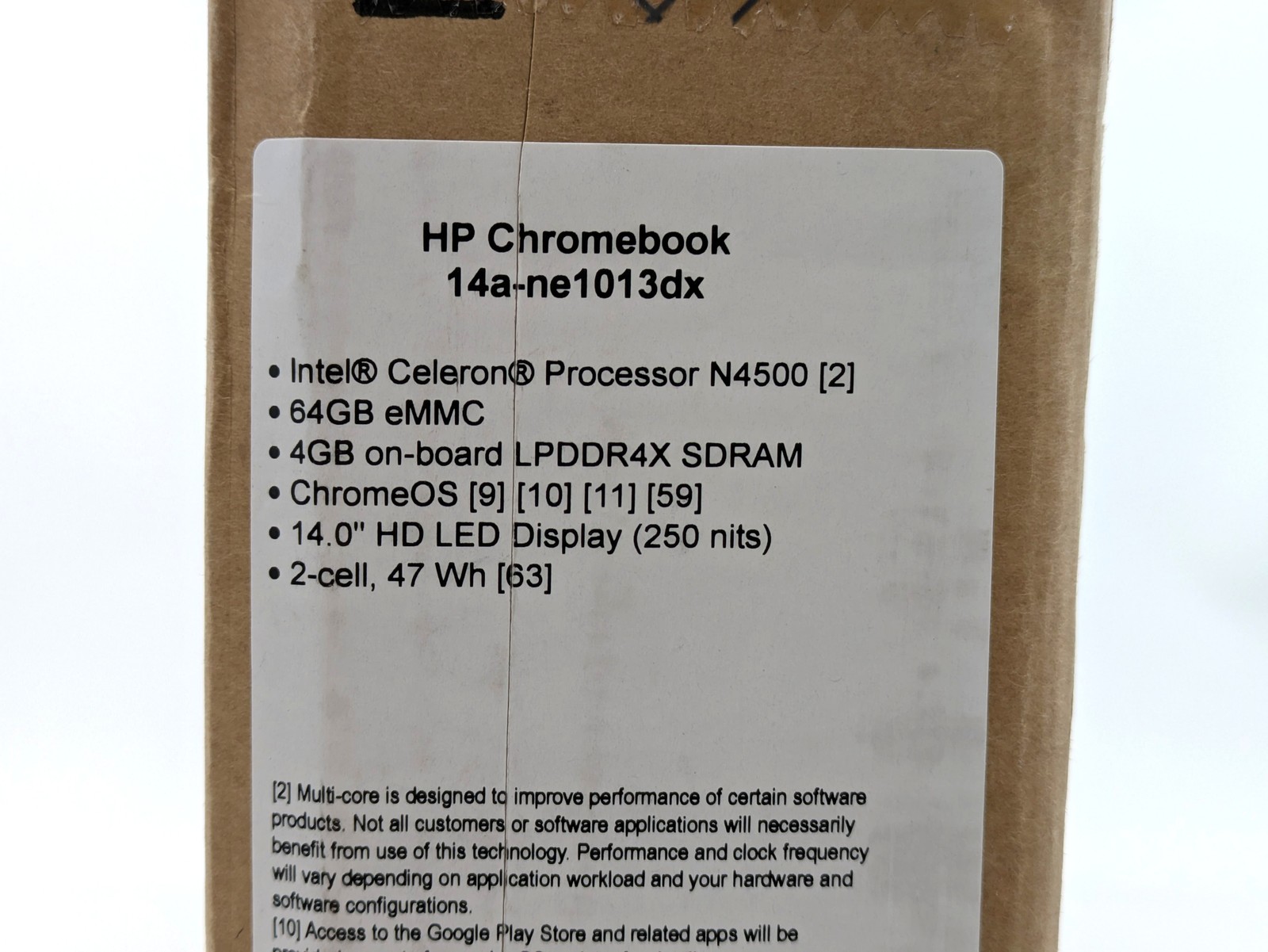 HP Chromebook 14a-ne1013dx 14″ Intel Celeron N4500 4GB DDR4 64GB eMMC Chrome OS