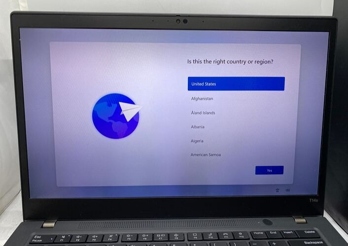 Lenovo Thinkpad T14s Gen 2 14″ Touch Core i7-1185G7 vPro 16GB RAM 256GB SSD