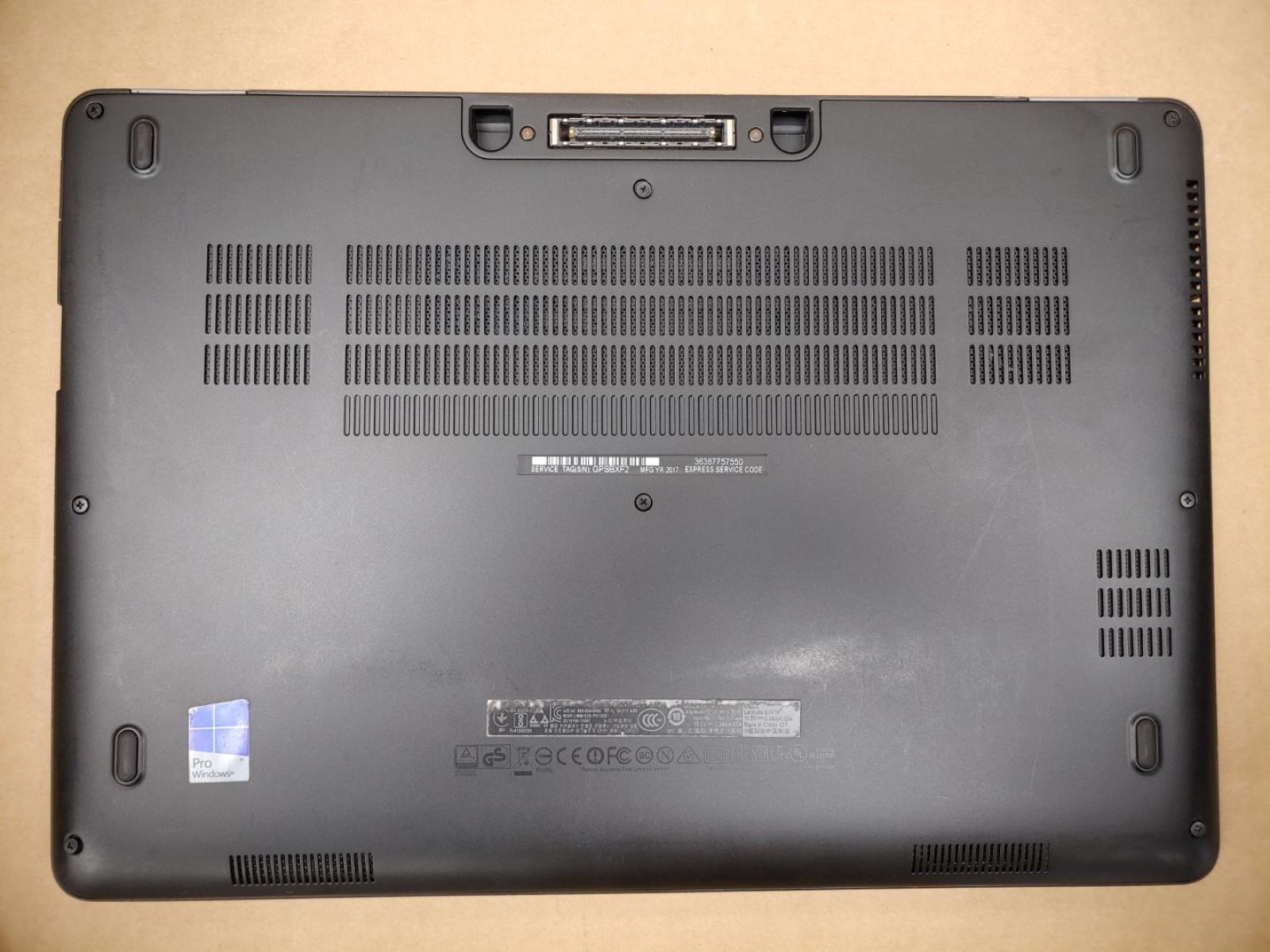 Dell Latitude E7470 14-inch i5-6300U✔8GB✔128GB SSD✔ **NO BATT/ NO OS/ NO A/C**