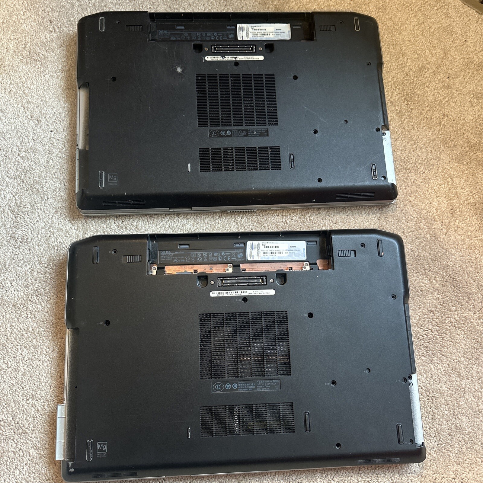 2x Dell Latitude E6520 15.6″ Laptop Intel i5 For Parts