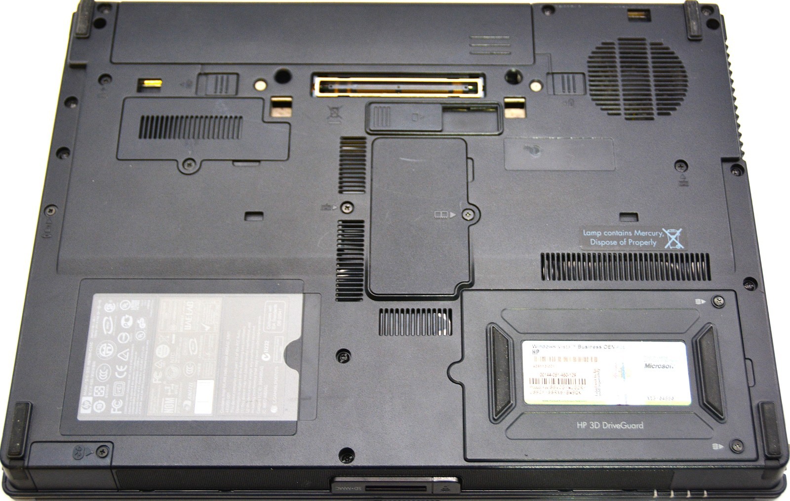 HP Compaq 6910p Core 2 Duo-T7500 NO OS/NO STORAGE *PARTS/REPAIR/READ*