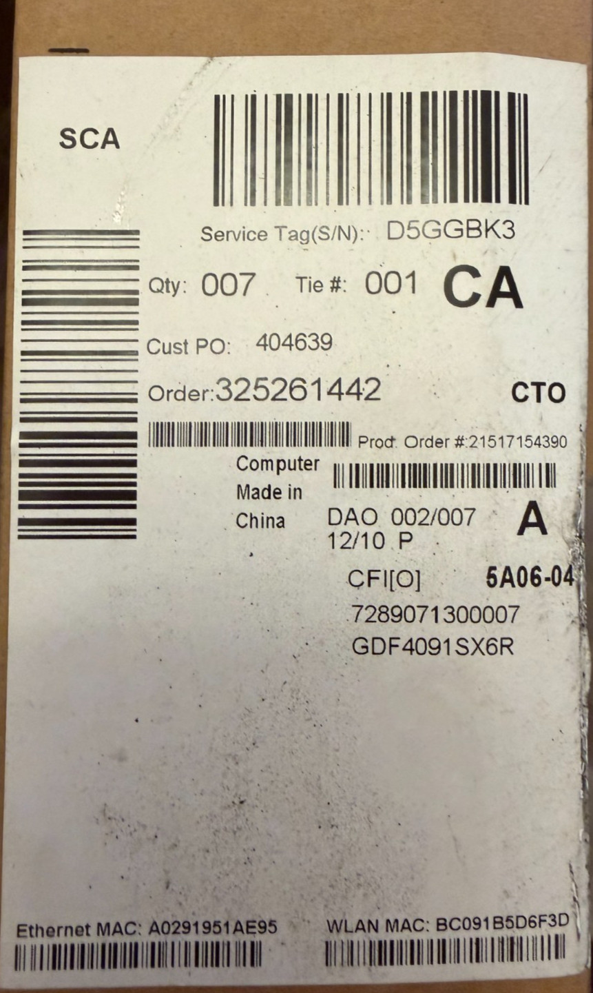 Dell Latitude 5420 14″ FHD i5-1145G7 VPRO upto 4.4GHZ 16GB 512GB SSD Win10Pro***