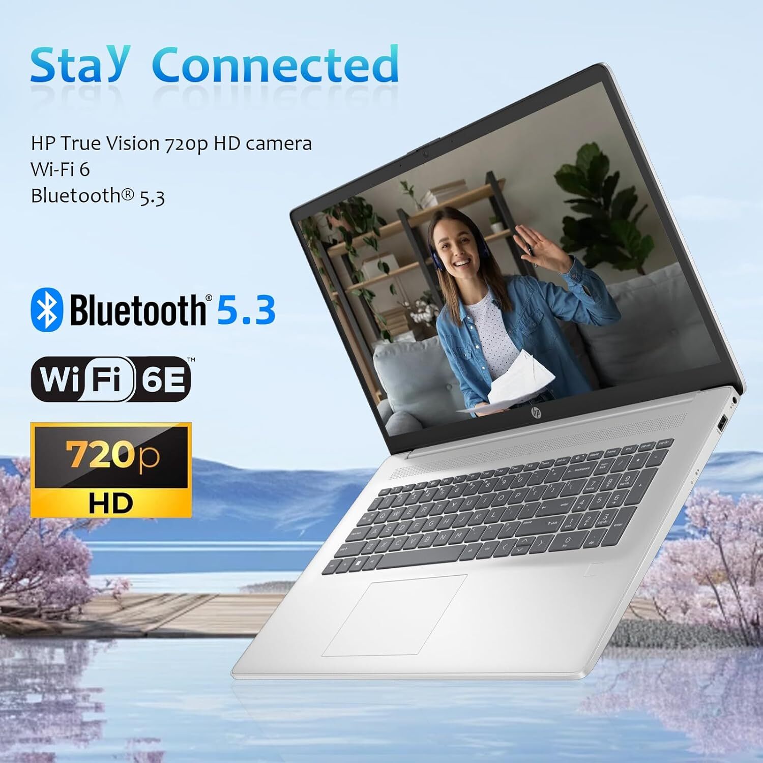 HP 17.3″Touch HD+ 250 nits Laptop,10Core i7-1355U,UpTo 64 2TB SSD Fingerprint
