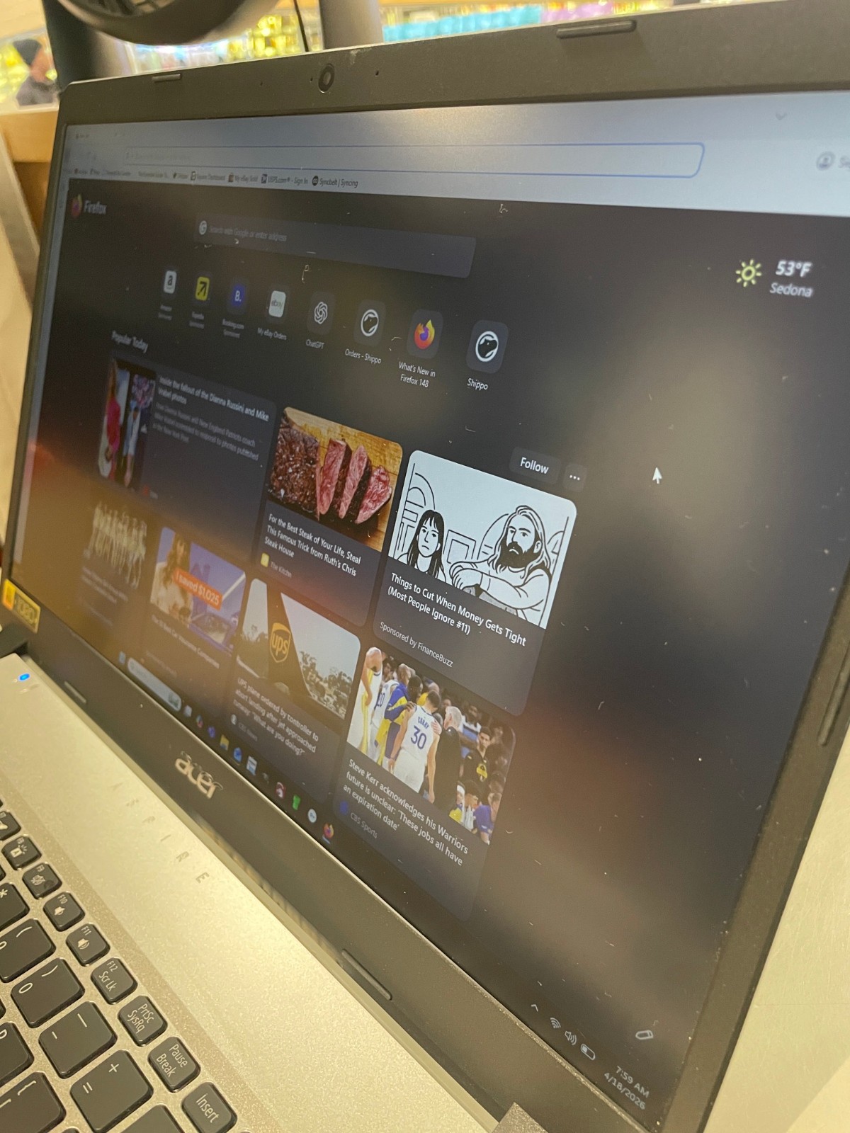 Acer Aspire 5 (Ryzen 3 3200U, 4GB RAM, 128GB SSD)