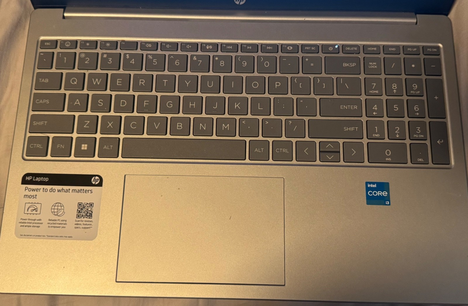 HP 15.6″ Touchscreen HD Intel i3-1315U/8GB/256GB SSD Silver Laptop