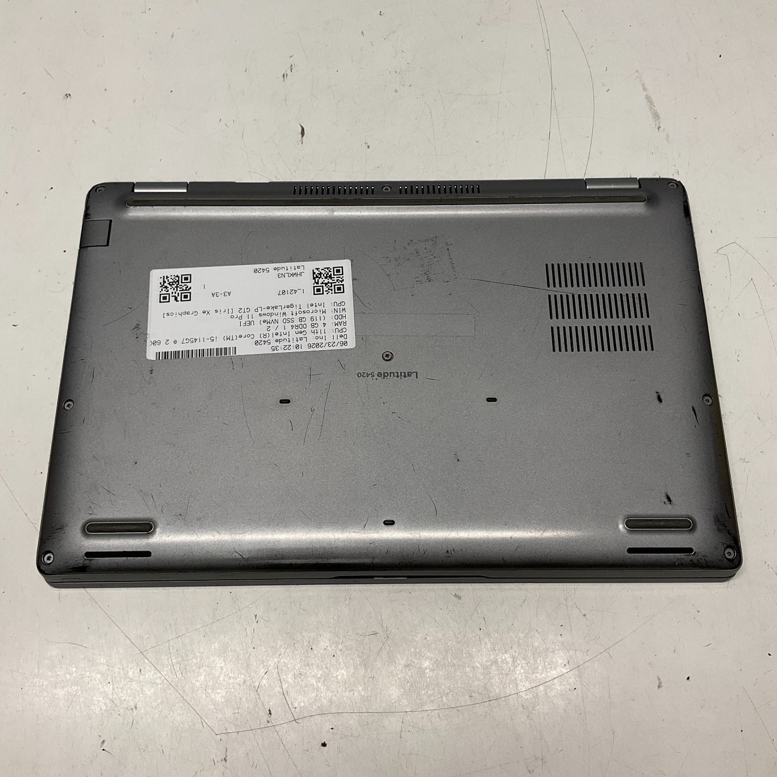 Dell Latitude 5420 Laptop Intel core i5-1145G7 2.60 GHz 4GB RAM 128GB SSD Win11
