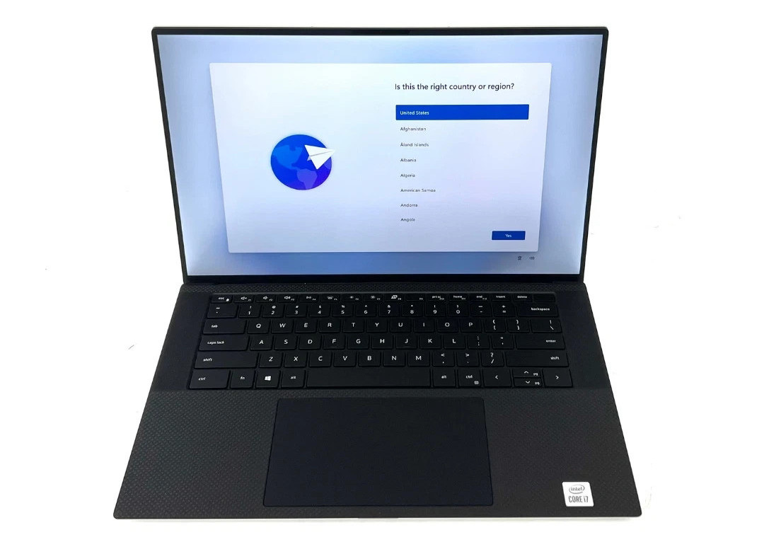 Dell XPS 15 9500 Intel i7-10750H NVIDIA 1650 Ti 16gb RAM 512gb SSD Excellent