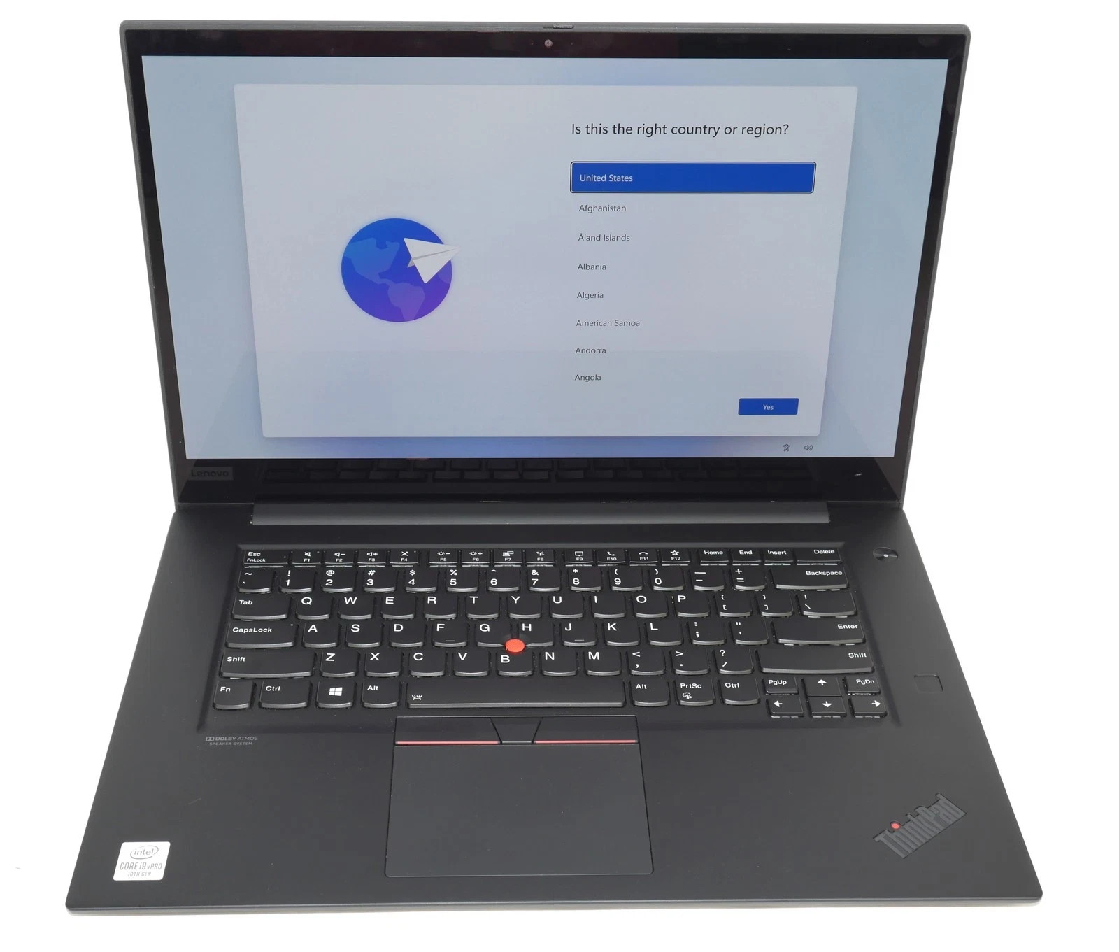 Lenovo ThinkPad P1 Gen 3 15.6” FHD Intel i7-10750H 32GB RAM 512GB SSD Win 11 Pro