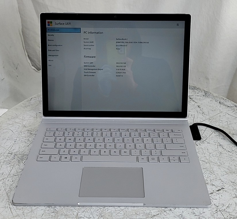 MICROSOFT Surface Book 2 1832 Laptop Core I5-7300U 8GB 256GB SEE NOTES