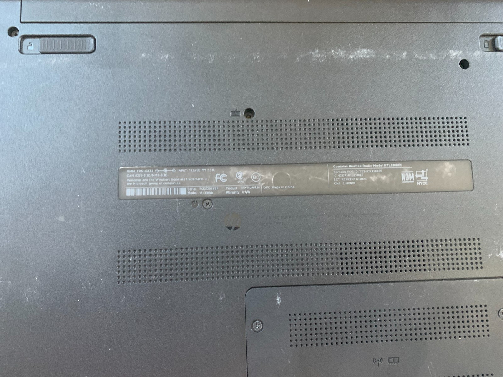 HP 15-f305dx 15.6″ AMD A6-5200 APU 2.00GHz 4GB RAM 500GB HDD Win 10 Home