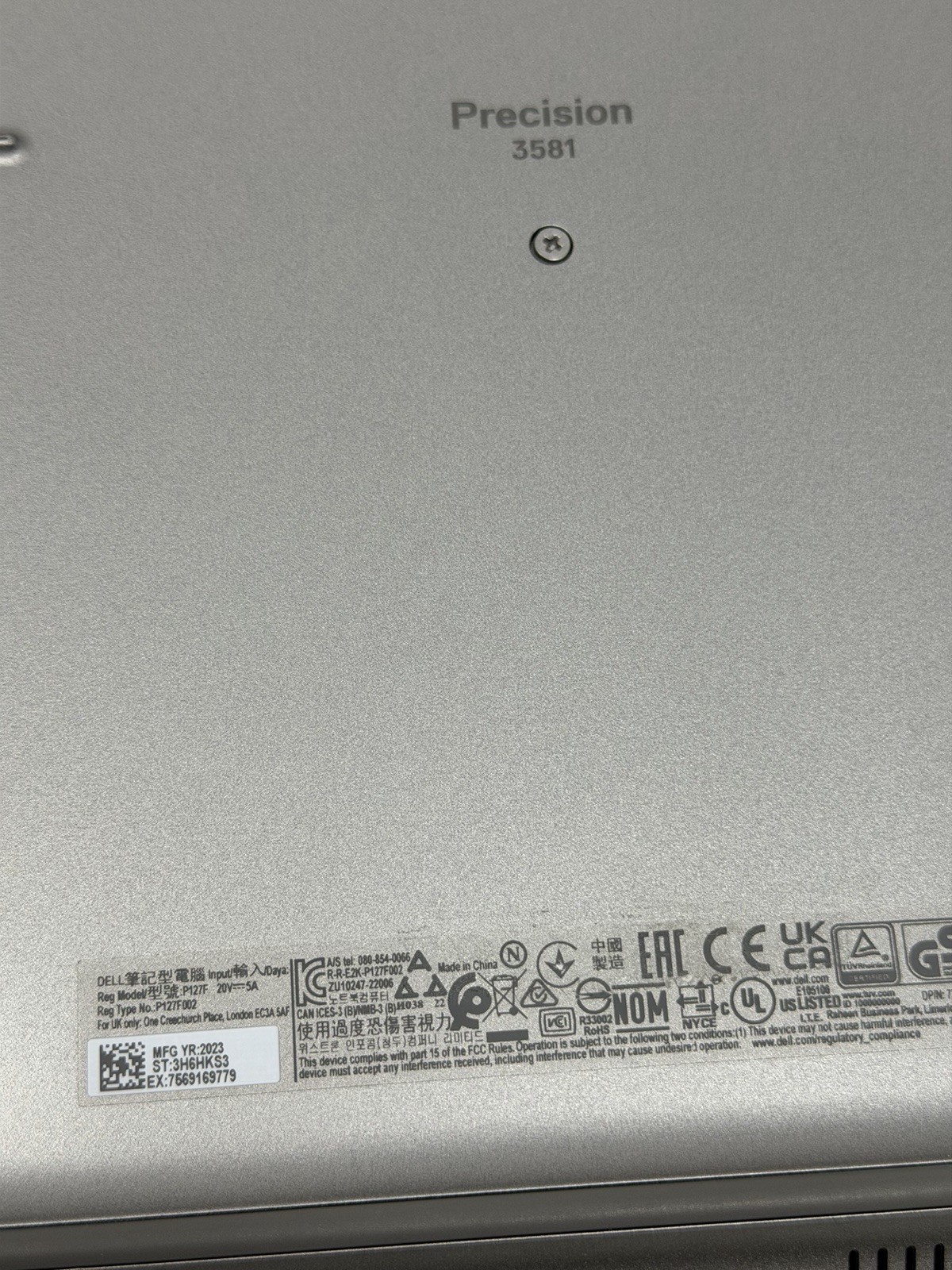 [B+] Dell Precision 3581 15.6″ Touch Laptop i7-13700H 16GB 1TB SSD WIN11P