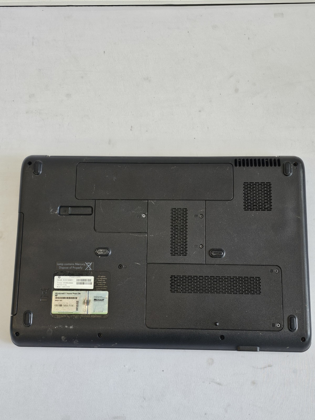 Compaq Presario CQ60 Laptop – Intel Celeron 900 – 2GB RAM – Parts/Repair – READ