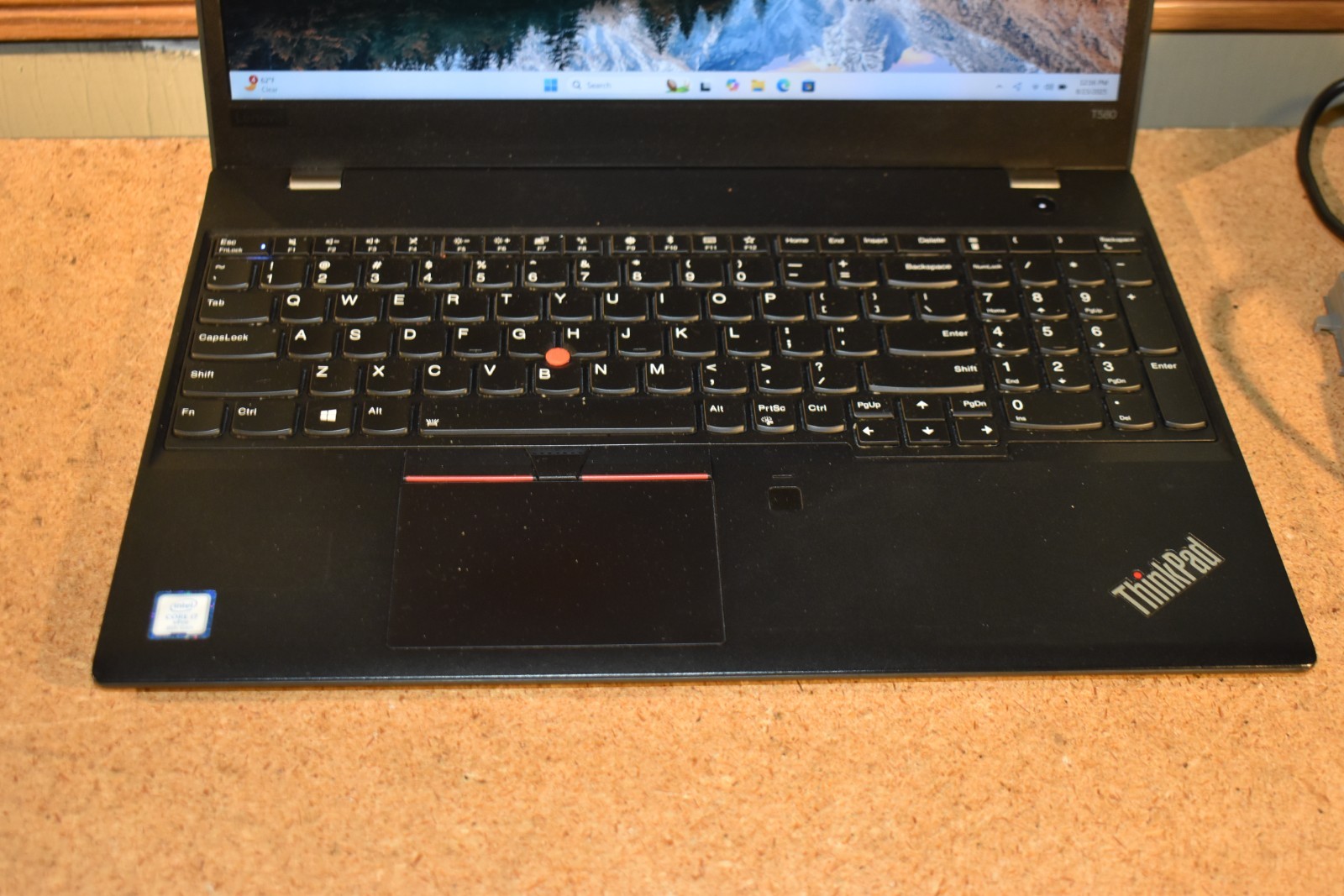 Lenovo ThinkPad T580 15.6″ Quad Core i7-8650U 16GB RAM 512GB SSD Windows 11 Pro