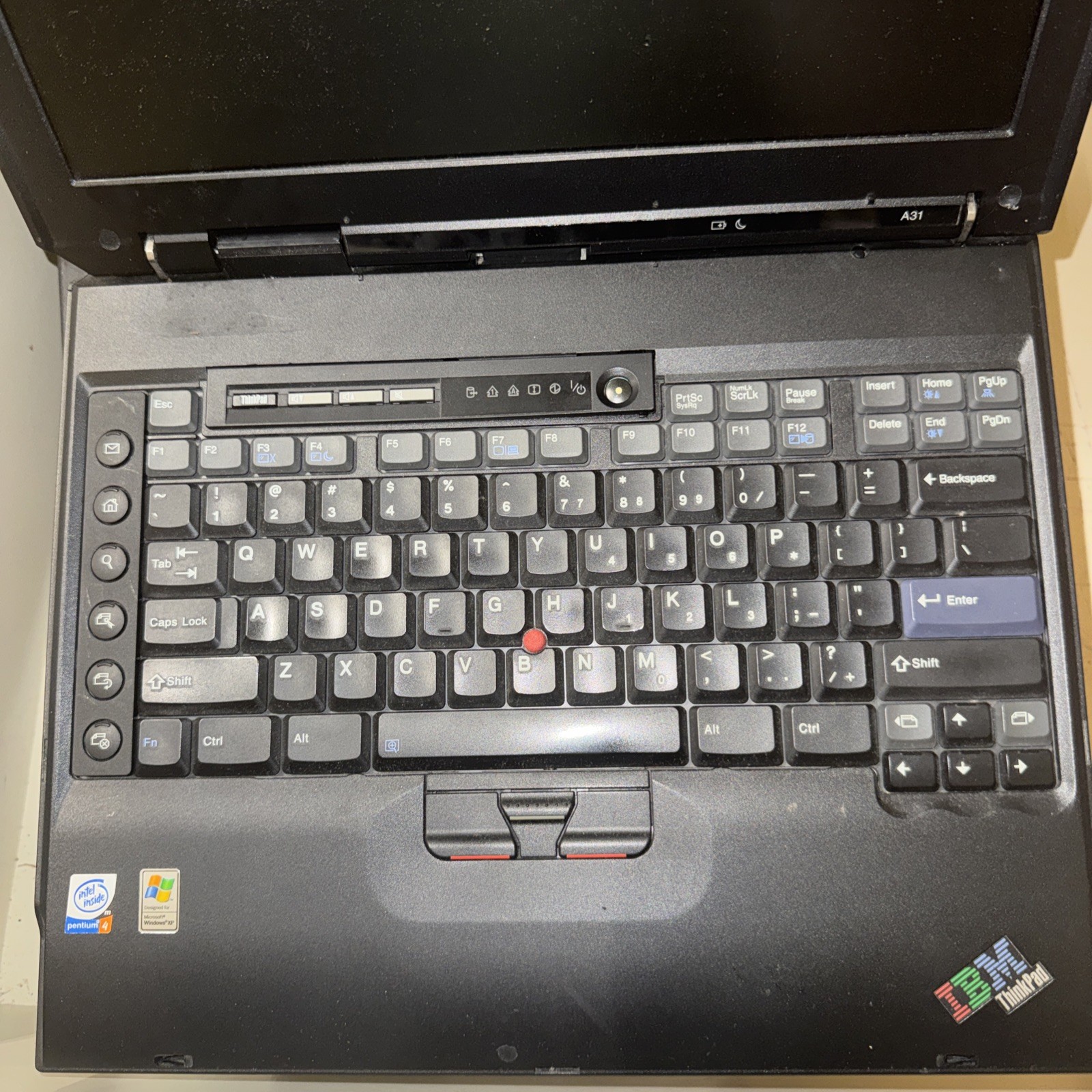 IBM Thinkpad A31 15″ Laptop Intel Pentium 4 Untested For Parts Or Repair Only
