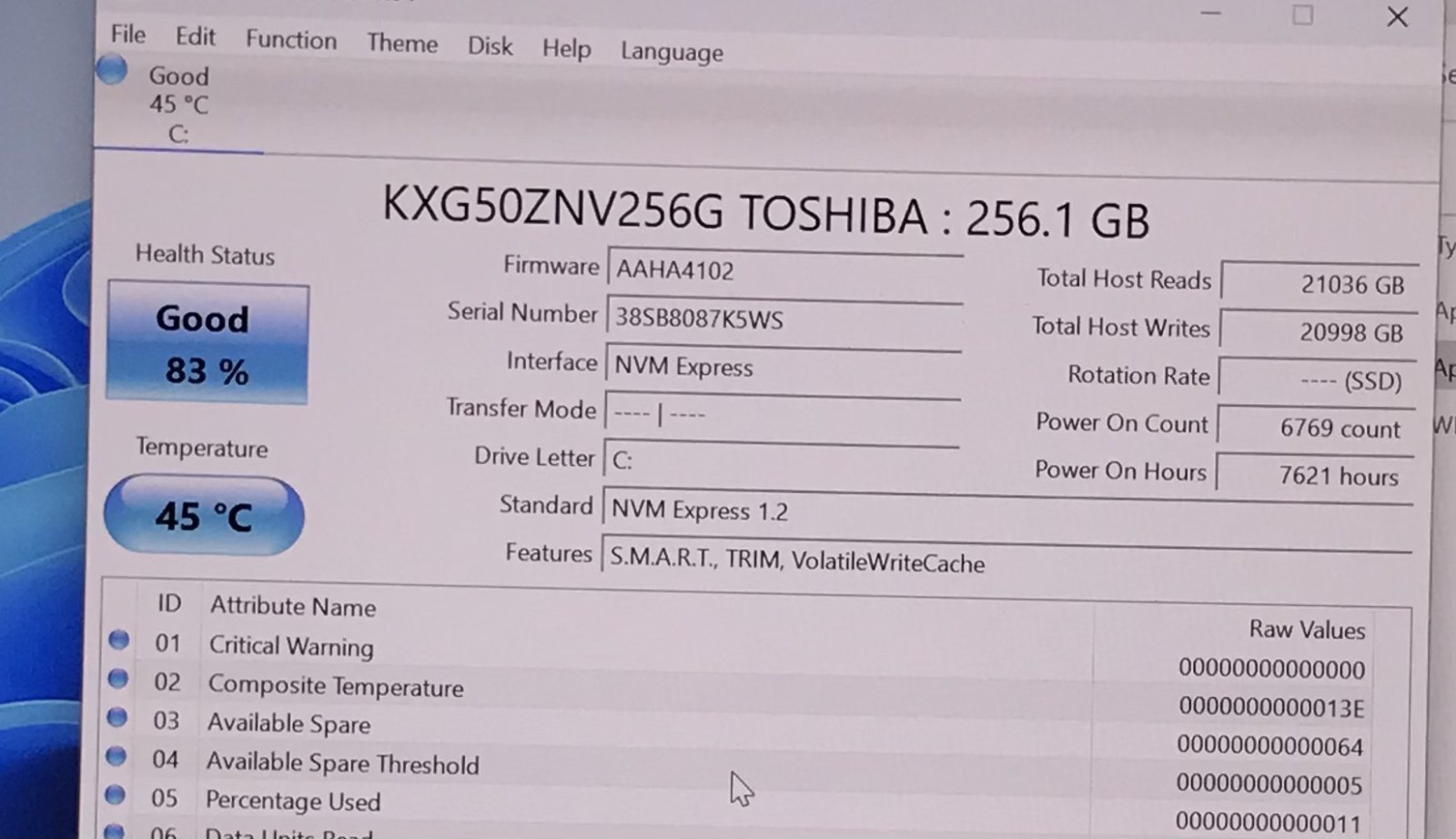 DELL LATITUDE 5400 i7-8665U@1.90GHz 8GB RAM 256GB NVMe W11P *READ
