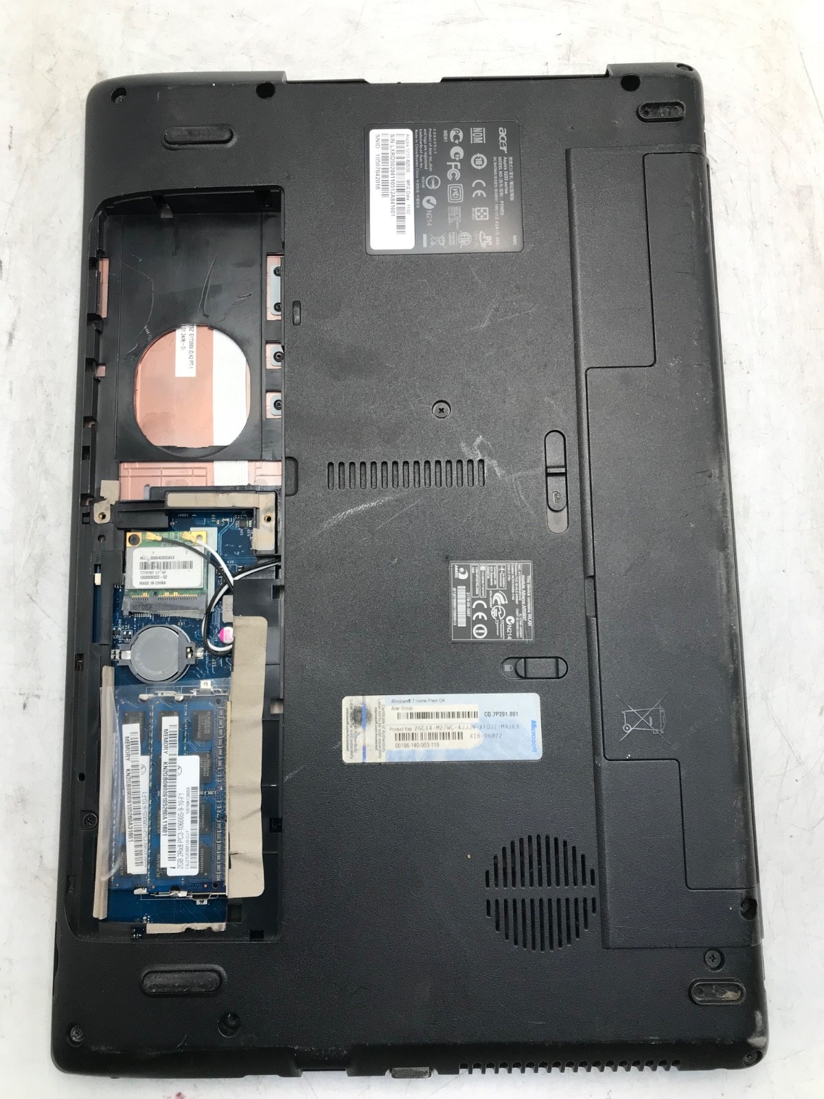 Acer Aspire 5253-BZ656 AMD C-50 Dual-Core 15″ -NO POWER/PARTS-MZ
