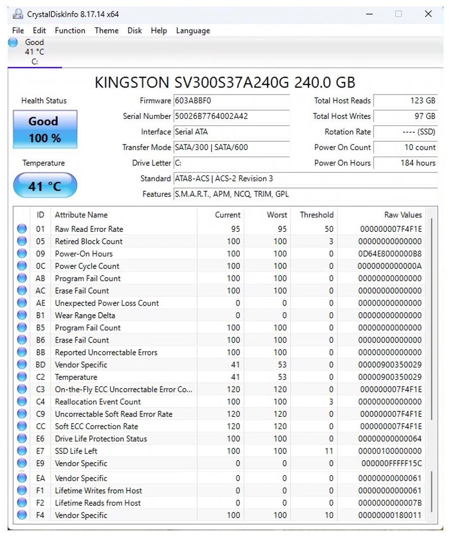 Lenovo ThinkPad T410 i5-520M NEW 240GB SSD 8GB RAM NVS 3100M 1280×800 Win11P A-