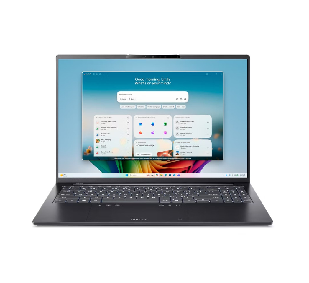 Acer Swift Go 16 AI 16″ Touch Core Ultra 7 355 S3 32GB 1TB Win11 Refurbished