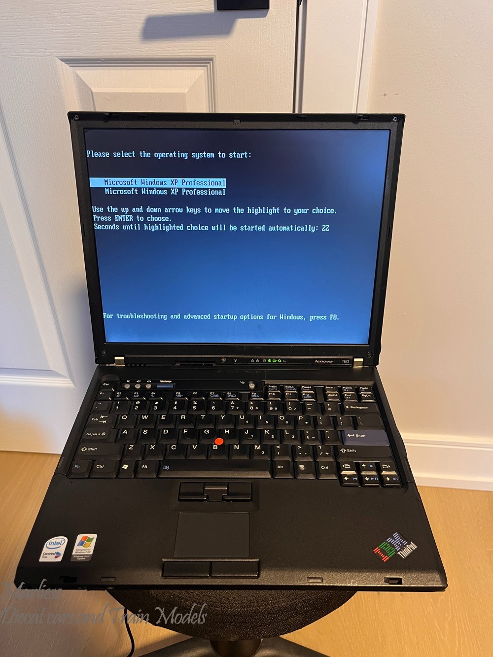 Lenovo ThinkPad T60 Core 2 Duo 1.83GHz 1GB RAM 60GB HDD Windows XP – Tested