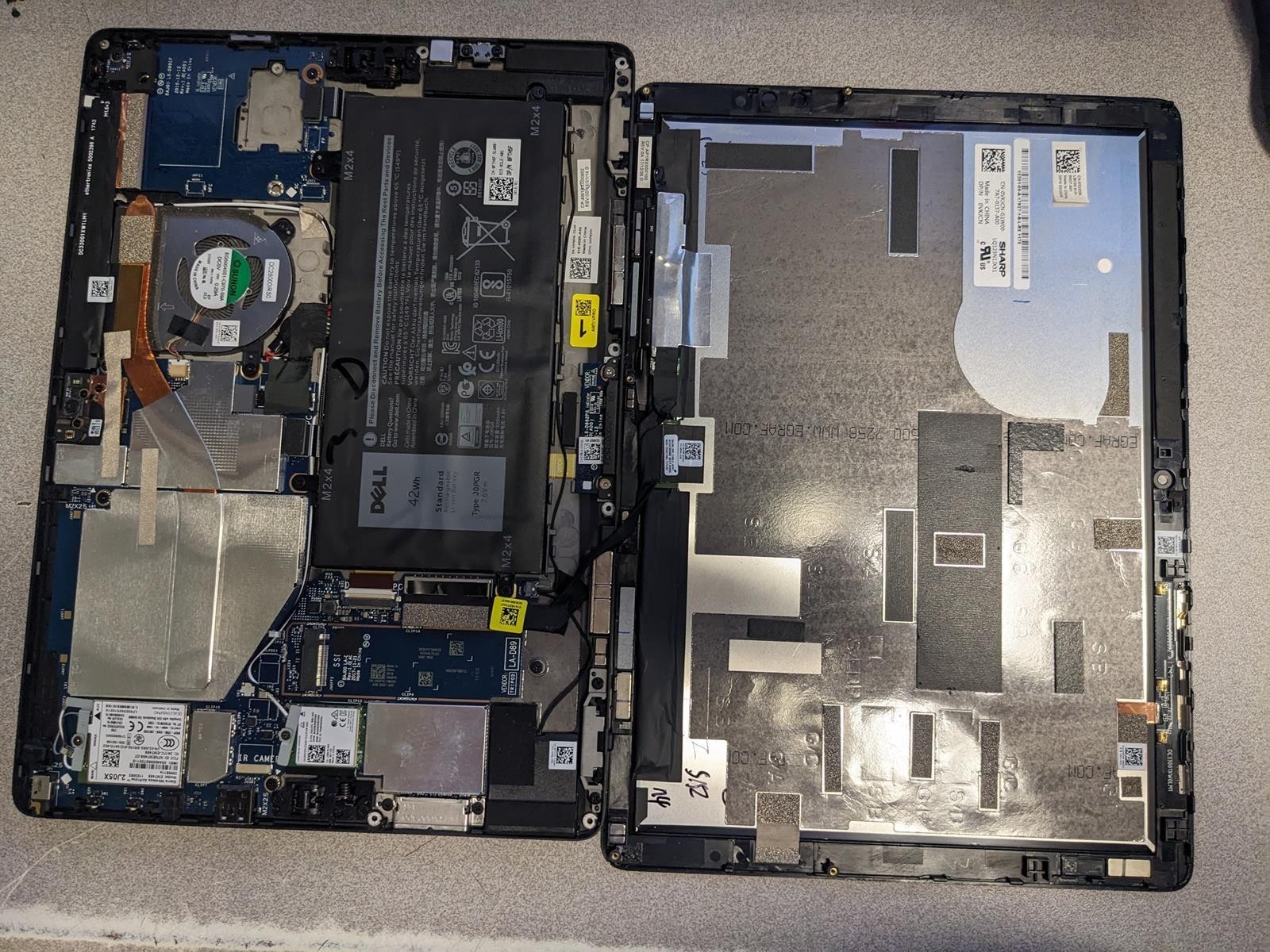 DELL LATITUDE 5285 I5-7300U @ 2.6GHz, 8GB RAM, NO HDD/OS