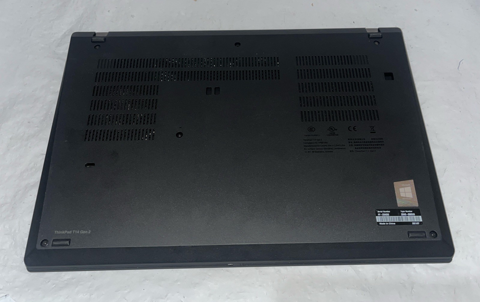 Lenovo ThinkPad T14 Gen 2 i7-1165G7@2.80GHz, 16GB RAM, 256GB M2, W11P