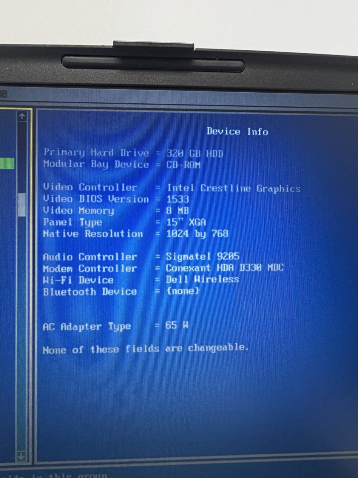 Dell Latitude D530 15″ Core 2 Duo 2.0Ghz Laptop w/ 320GB HD, 3GB Ram, NO Battery