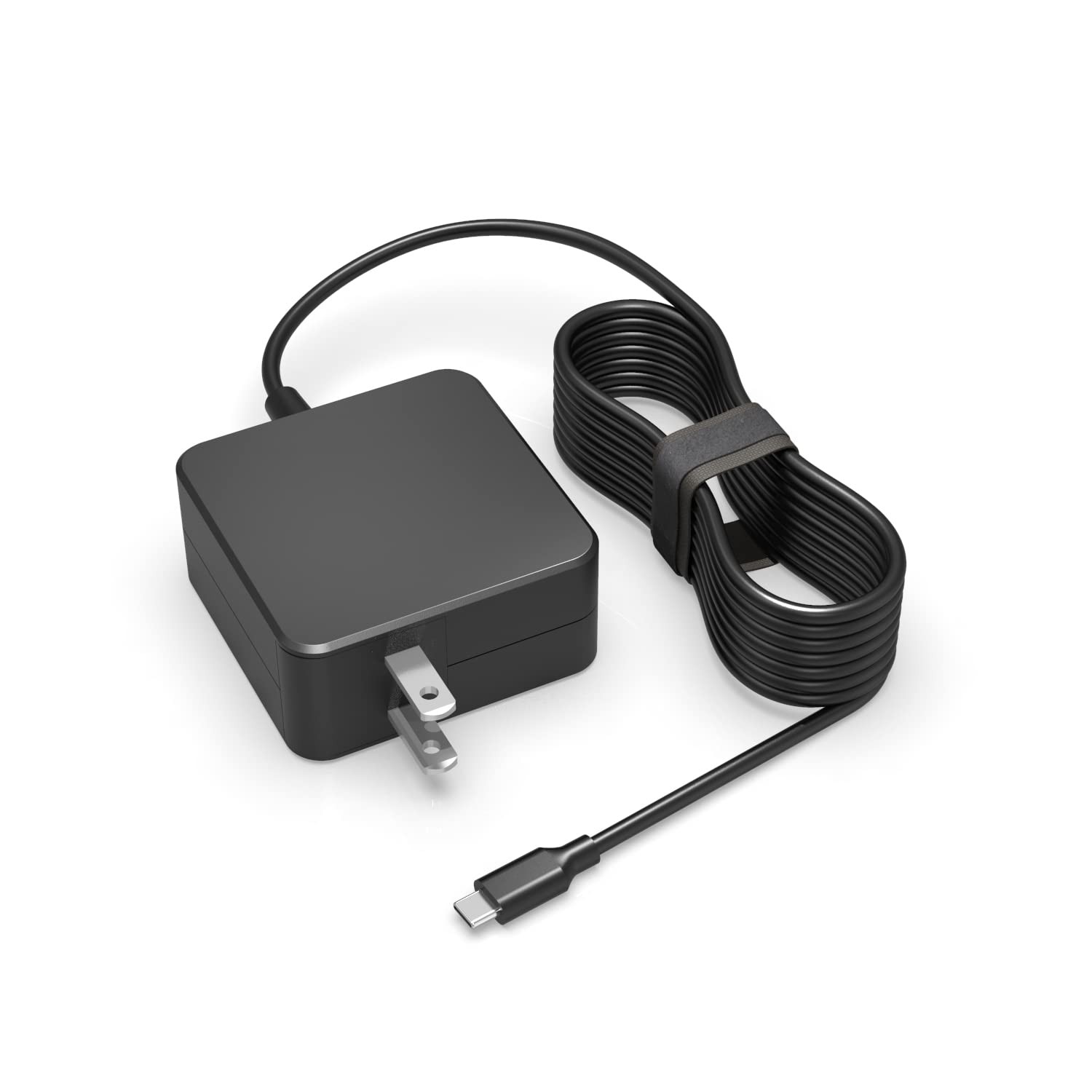 Asus Chromebook 45W USB C Fast Charger 7.5ft Cable UL Safety Compact