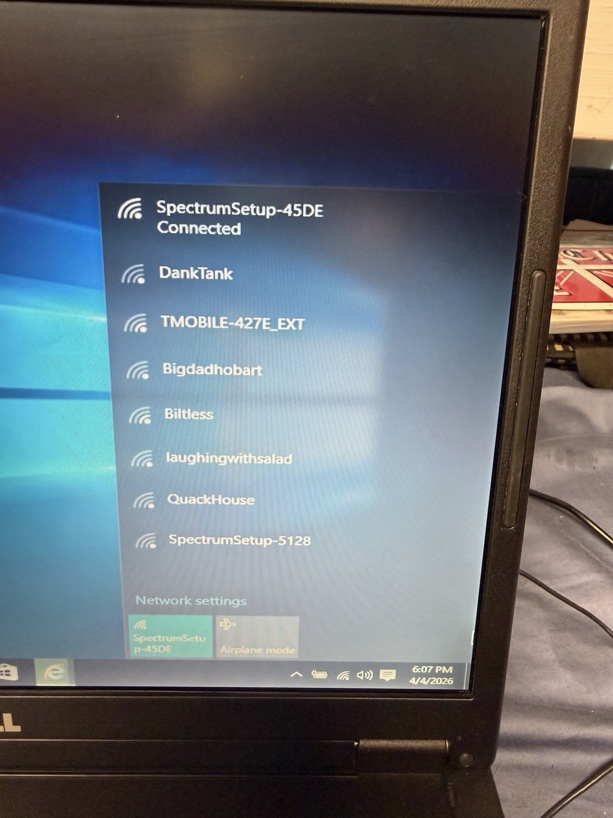Dell Inspiron B130 Laptop, Win10Home,Centrino 1.80Ghz, 60GB, 2GB, DVD/CDRW, WiFi