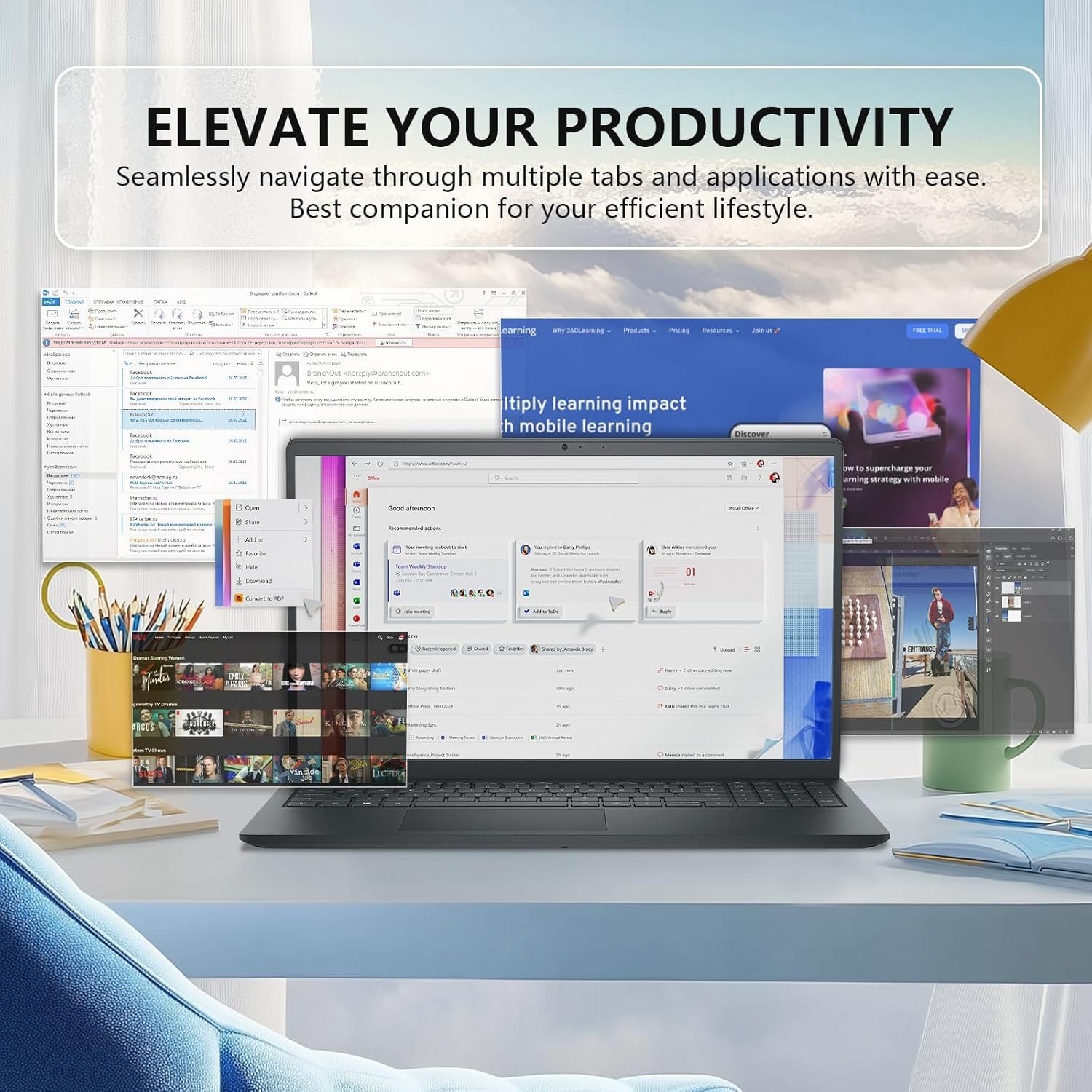 Dell Inspiron 15 3535 Touch FHD 15.6″ AMD Ryzen 7 7730U 32 GB 1 TB Win 11 Pro