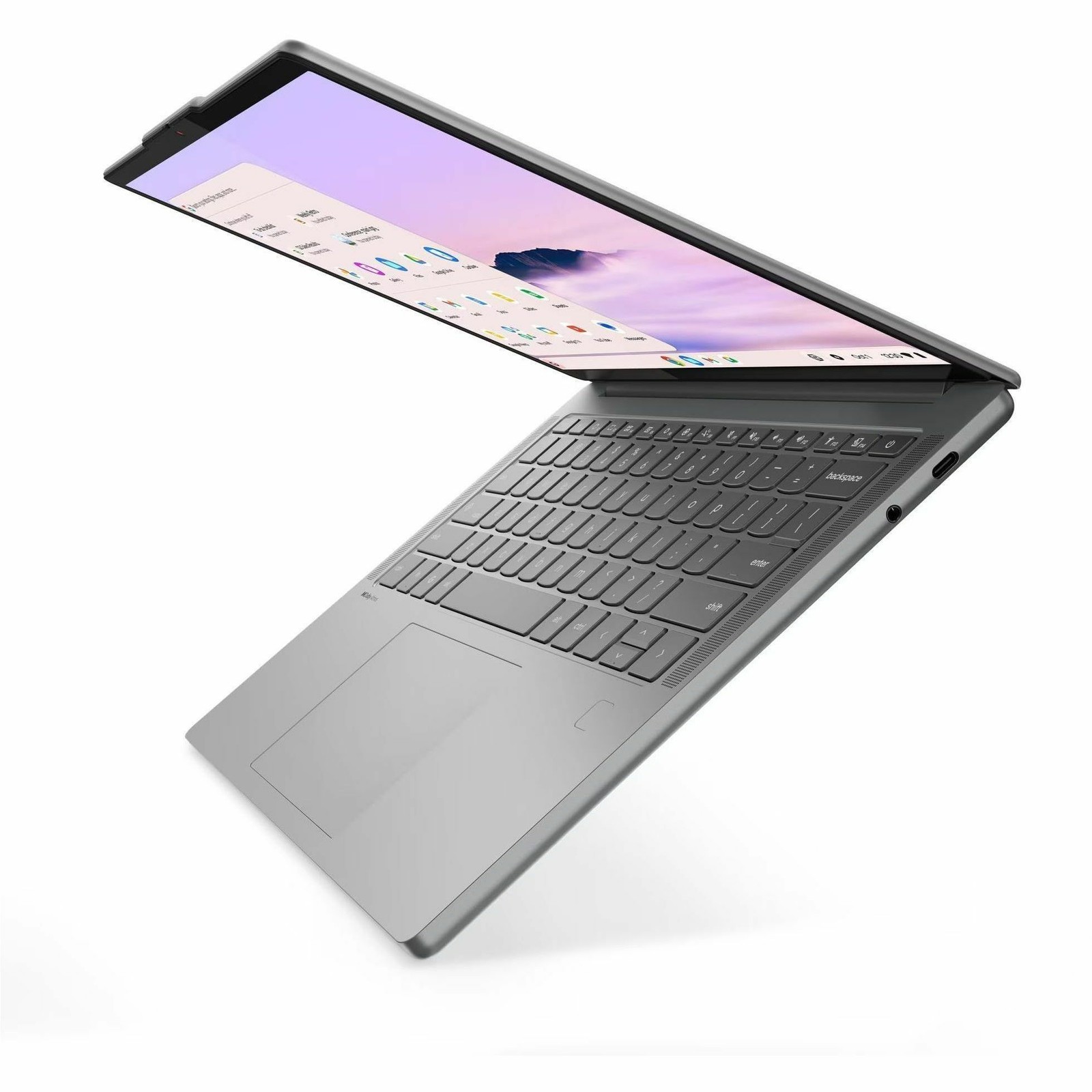 Lenovo 83MW000HUS 14″ Chromebook WUXGA 12GB RAM 128GB Flash Luna Gray