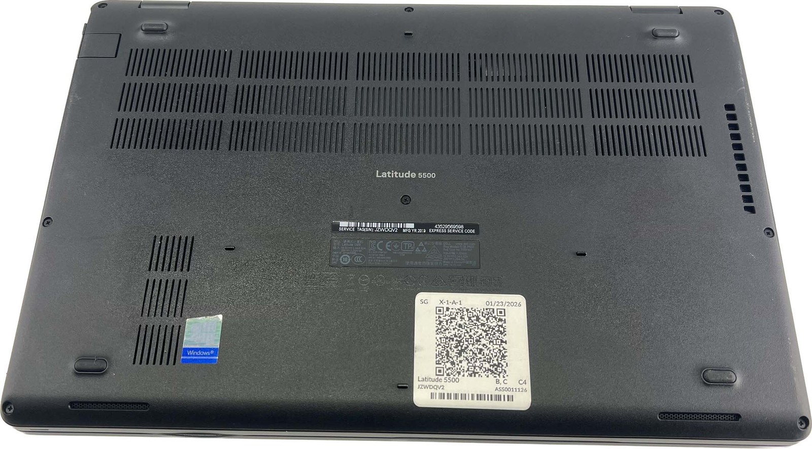 Dell Latitude 5500 15.6″ Laptop i5 8th Gen 512GB HDD 8GB RAM Win 11 Pro (SG) CB