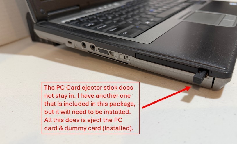 Dell D620 Laptop | Win XP Pro | 500GB SSD | 4GB RAM | Docking Station | WiFi