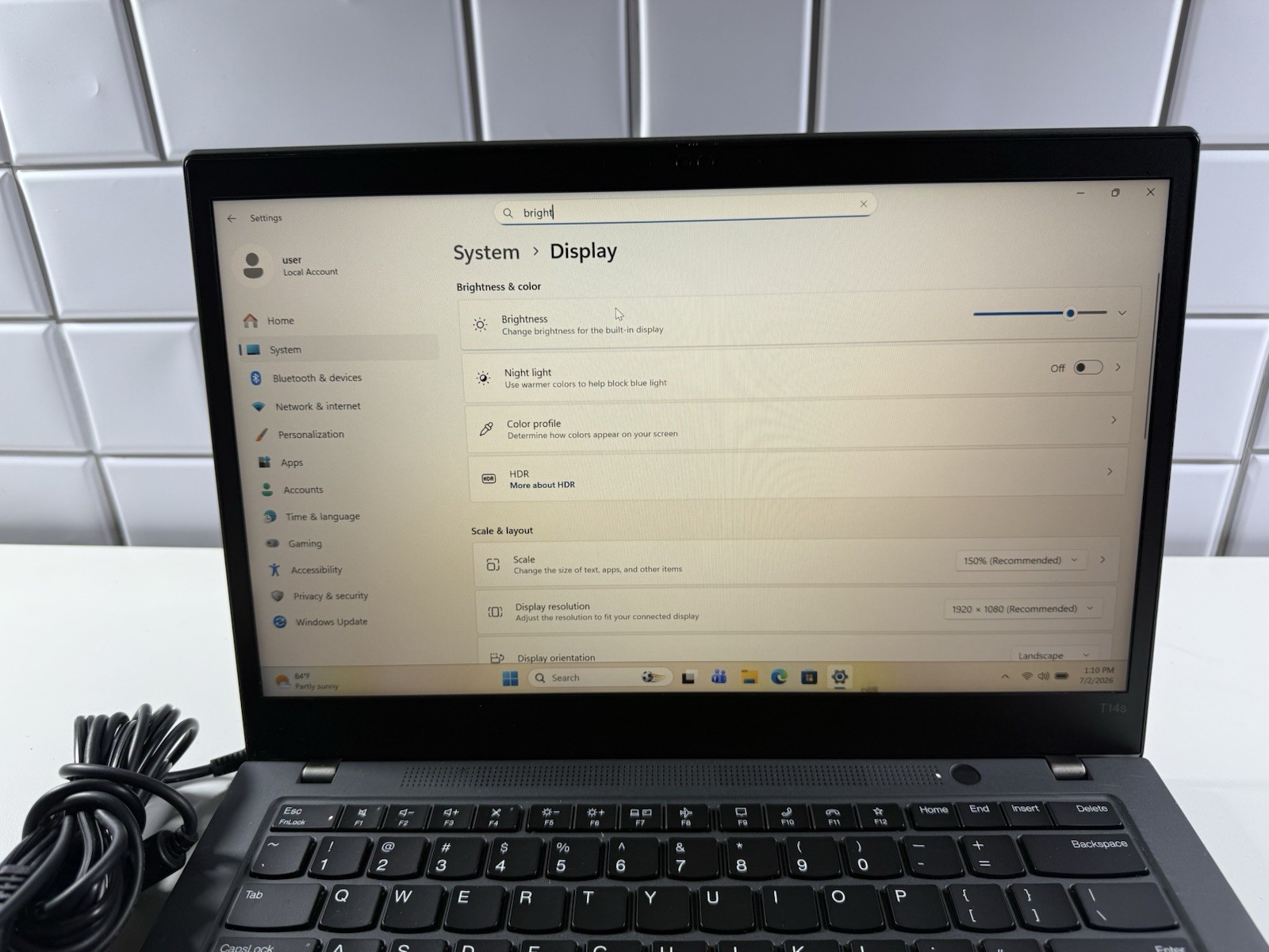 Lenovo ThinkPad T14s Gen 2 i7-1185G7 32GB 14″ FHD 128GB WWAN 4G Touch Read”