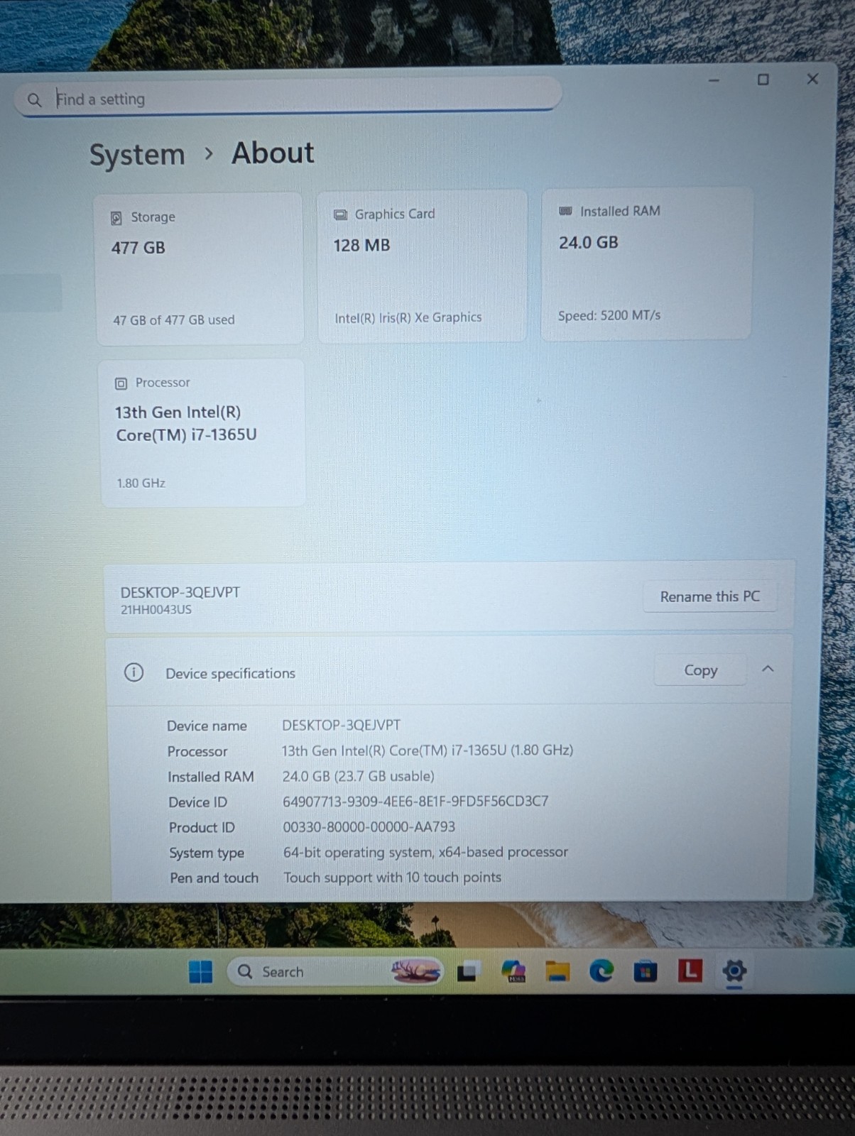 Lenovo ThinkPad T16 Gen 2 16″ Touchscreen, 7-1365U, 24GB RAM 512GB SSD, Warranty
