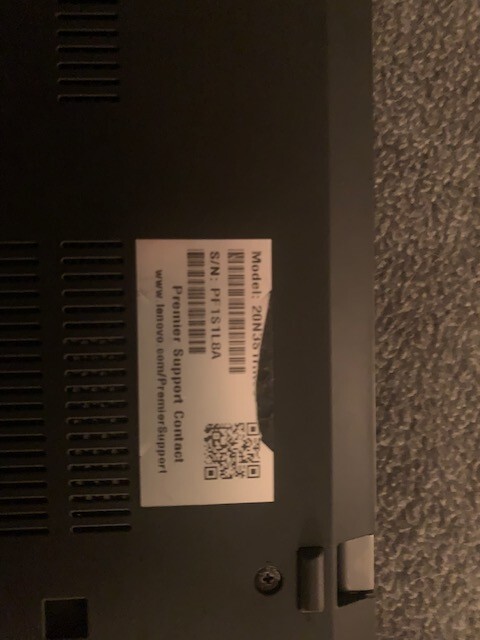 *REFIRBISHED* 14in. Lenovo ThinkPad 4T80 black CHASSIS 2019 Laptop
