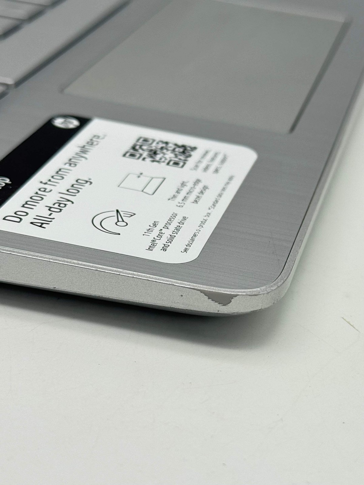 HP 15-DY2702DX 15.6″ Core i3 11th Gen 8GB 256GB Silver – Won’t Boot For Parts