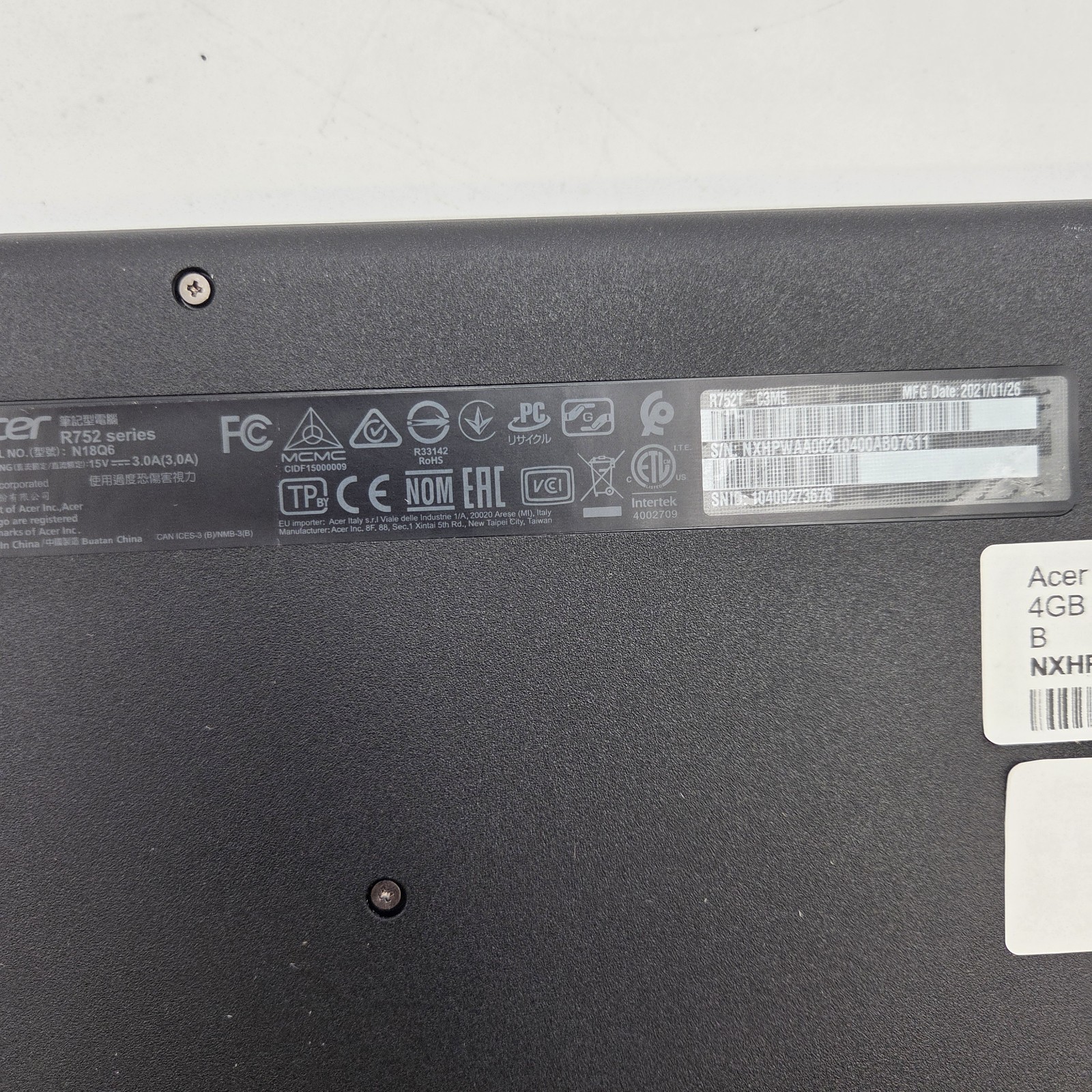 Acer Chromebook Spin 511 R752T-C3M5 11.6″ 32GB, Black
