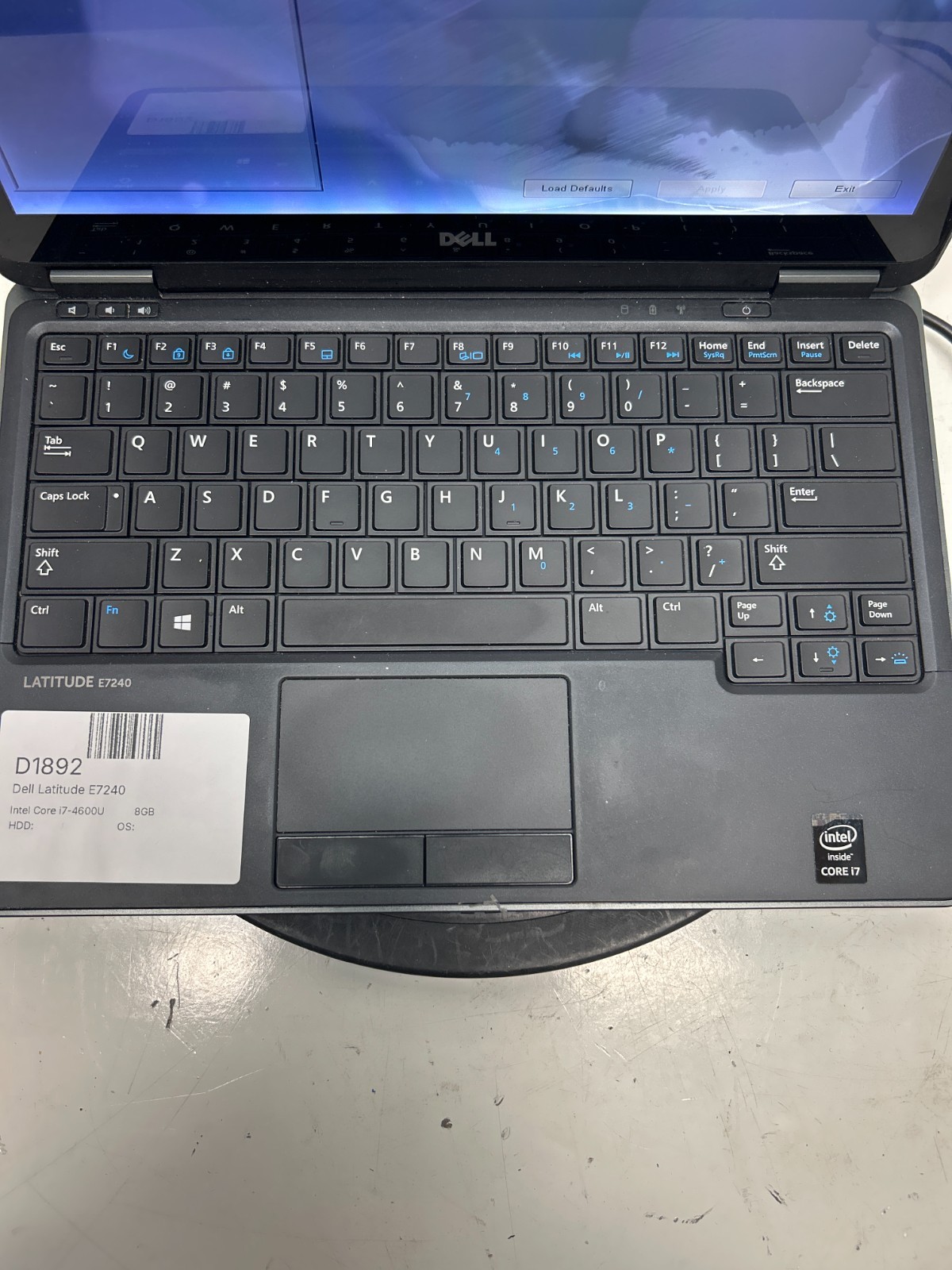 Dell Latitude E7240 Intel Core i7-4600U 2.10GHz 8GB NO HDD READ