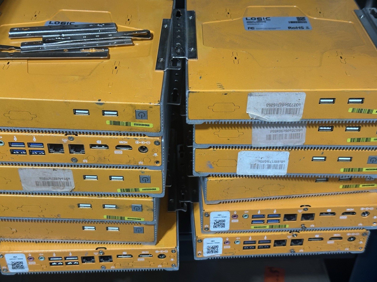 Lot of 23! Logic Supply VBI-ML210G-50 Fanless Industrial Mini PC – Untested