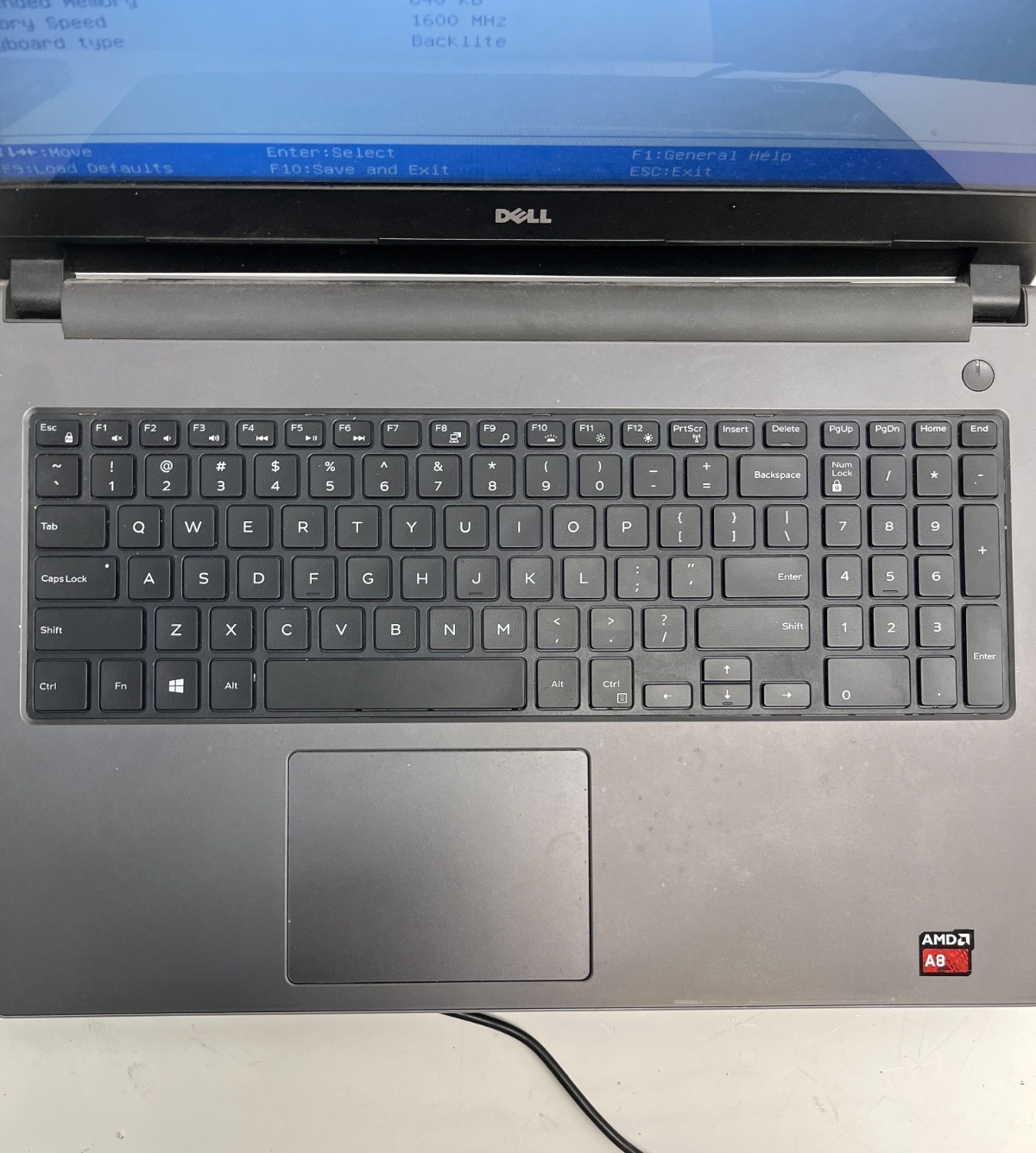 Dell Inspiron 5555 AMD A8-7410 Radeon R5 12GB NO HDD NO BAT