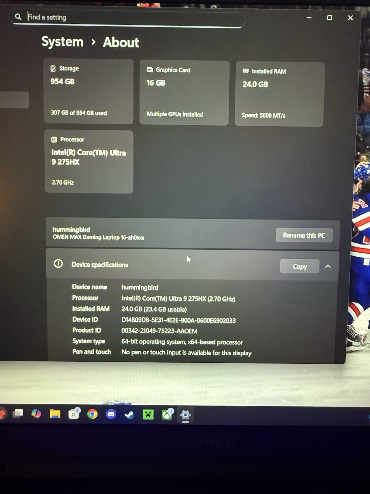 Omen Gaming Laptop 16 (2025) Max 165HZ