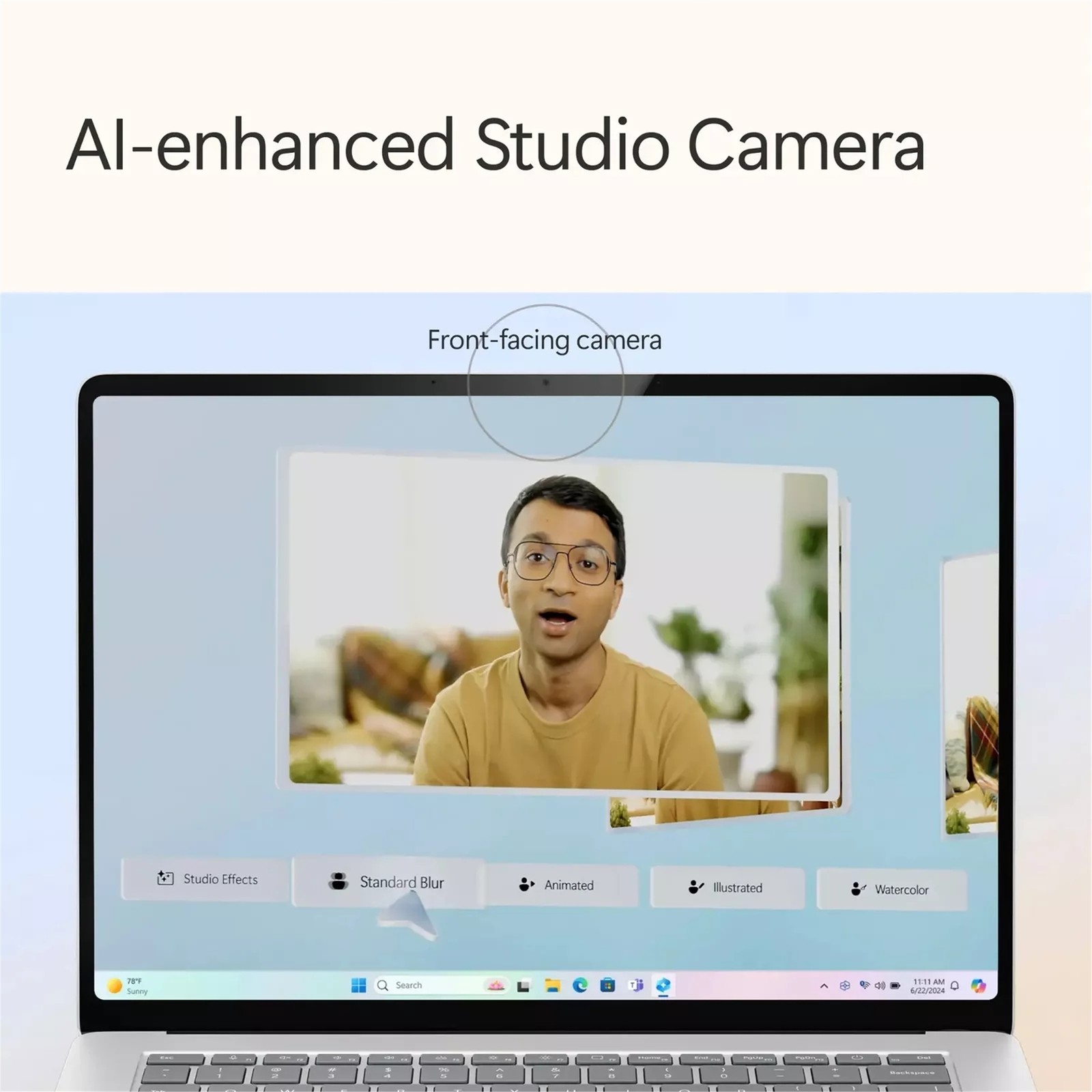 Microsoft Surface Laptop 7 Copilot+ PC 15″ Touch WIN11H, Platinum