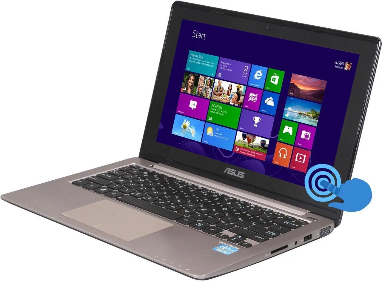 Asus VivoBook – WXGA Touch – i3-3217U – 4GB RAM – 500GB HDD – Gray