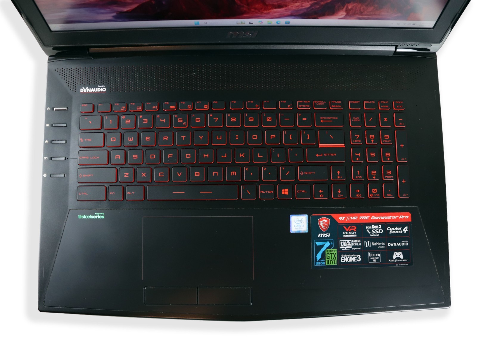 MSI 17.3 GT72VR Intel i7-6700HQ 32GB DDR4 512GB SSD + 1TB NVIDIA GTX 1070 8GB