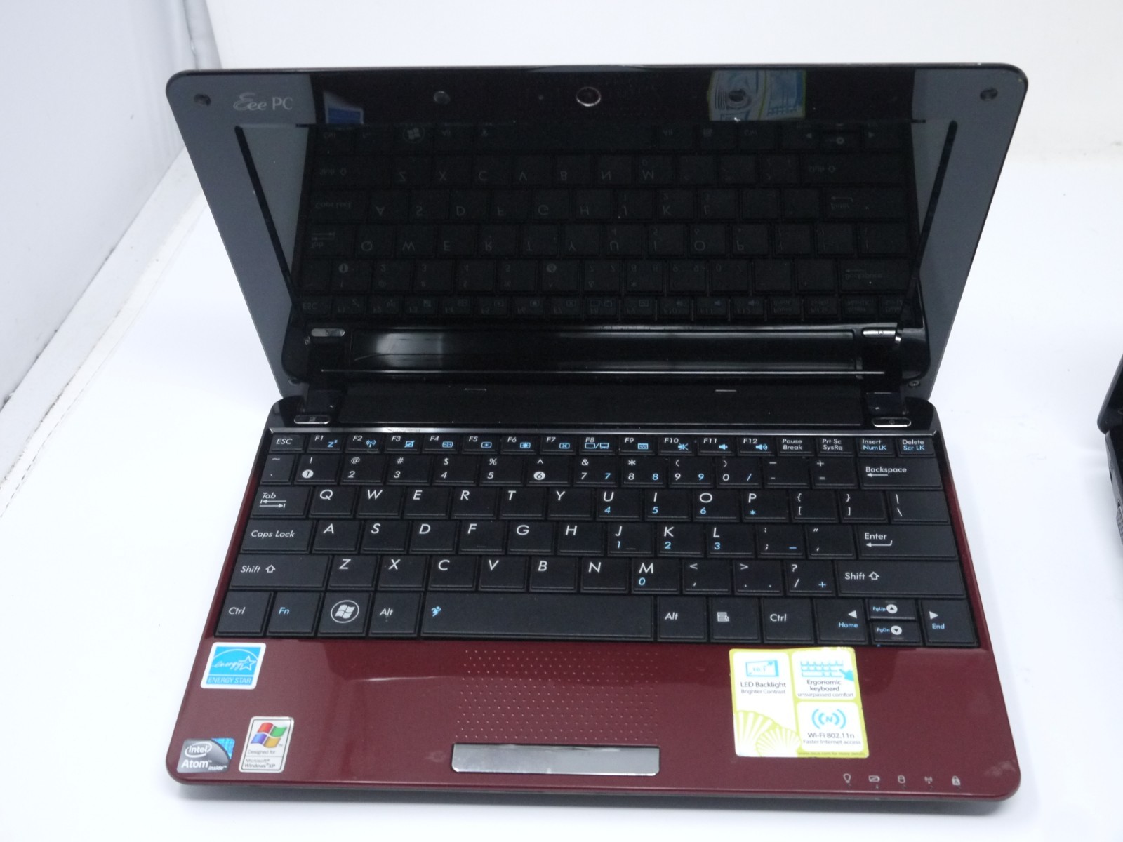 Lot of 2 Working Asus Eee PC 1005HA 10.1″ Atom 160GB / 250GB Netbooks Dead Batt